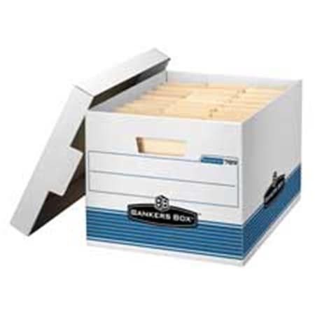 Fellowes Fellowes Mfg. Co. FEL00789 Quick-Stor Box- 12 in x15-.25 in x10-.25 in - 12-CT- White-Blue 789